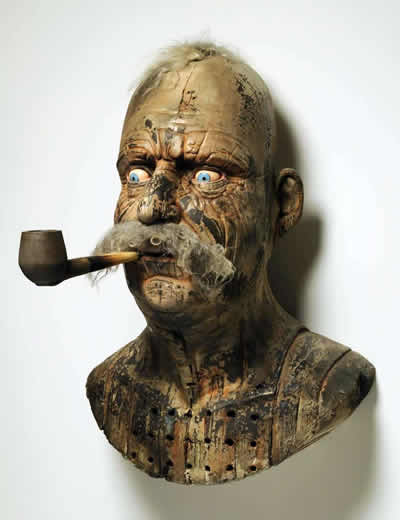 Ceramic Sculpture Smoker